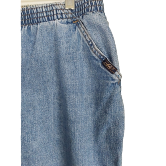 Vintage Elastic High Waist Mom Jeans - Picture 5 of 7